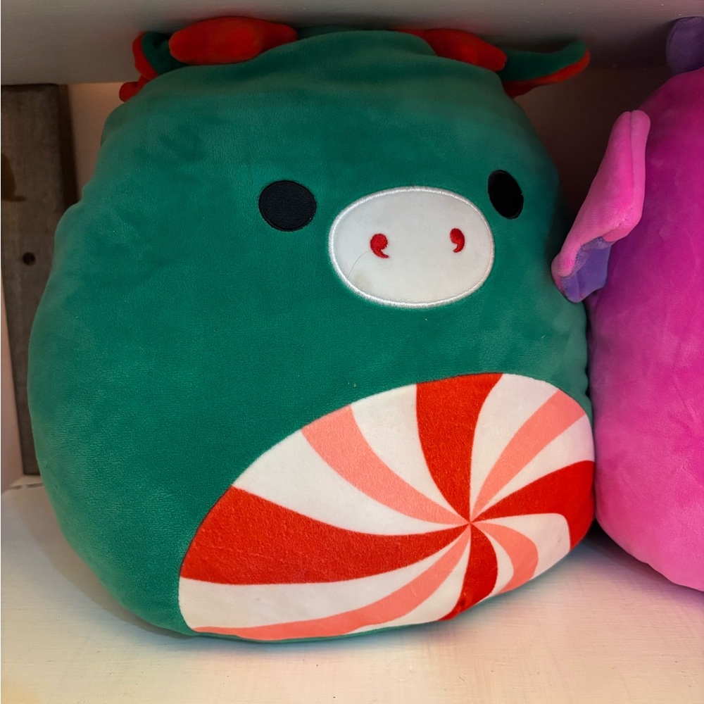Squishmallows Green and Red Stuffed Animal